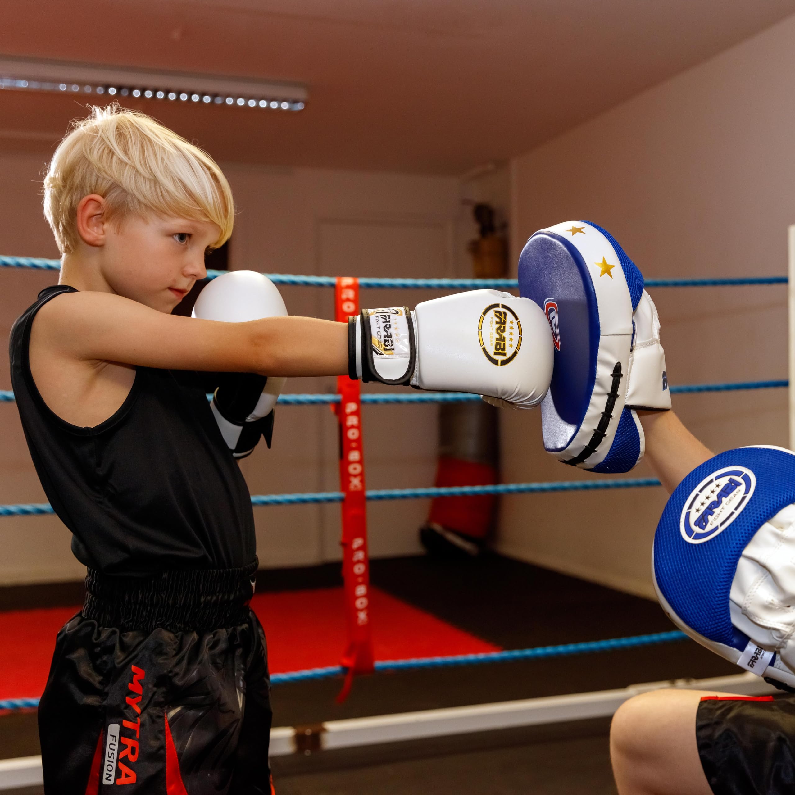 Farabi Sports Kids Boxing Gloves 4-oz Youth Training Gloves for Sparring & Bag Work Farabi Sports