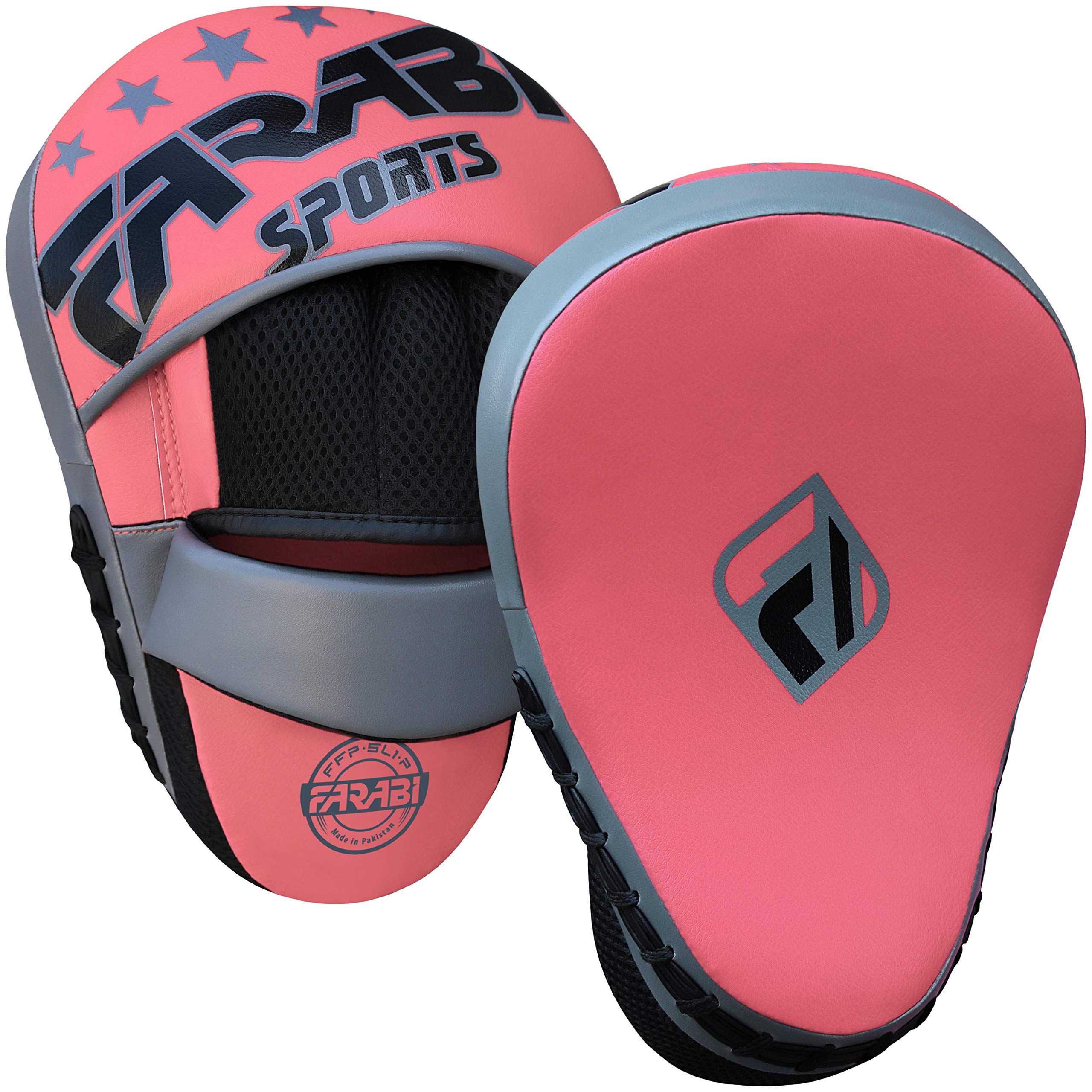 Farabi Sports Curved Boxing Pads Durable Focus Pads MMA, Muay Thai & Kickboxing Training Farabi Sports