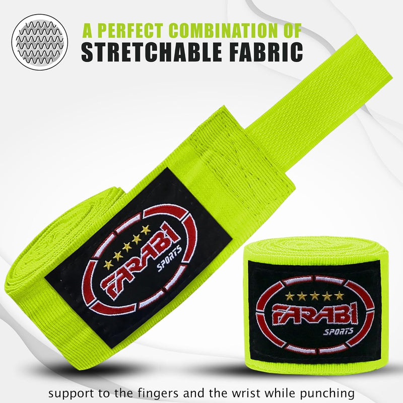 Farabi Kids Boxing Hand Wraps Training MMA Kick Boxing Hand protection Bandage Farabi Sports