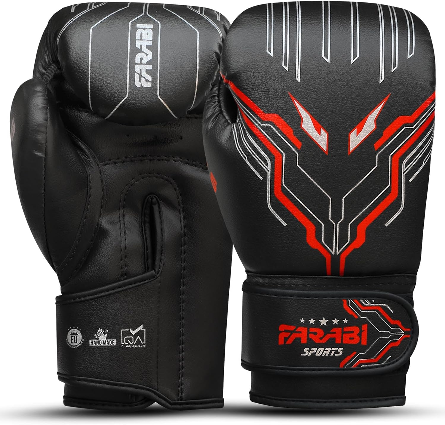Farabi Sports Kids Boxing Gloves Boys and Girls kickboxing Gloves 6-oz Youth, Junior Boxing Gloves for MMA, Muay Thai, Boxing Pad, Punching Bag and Training for Age 5-10 Years Farabi Sports