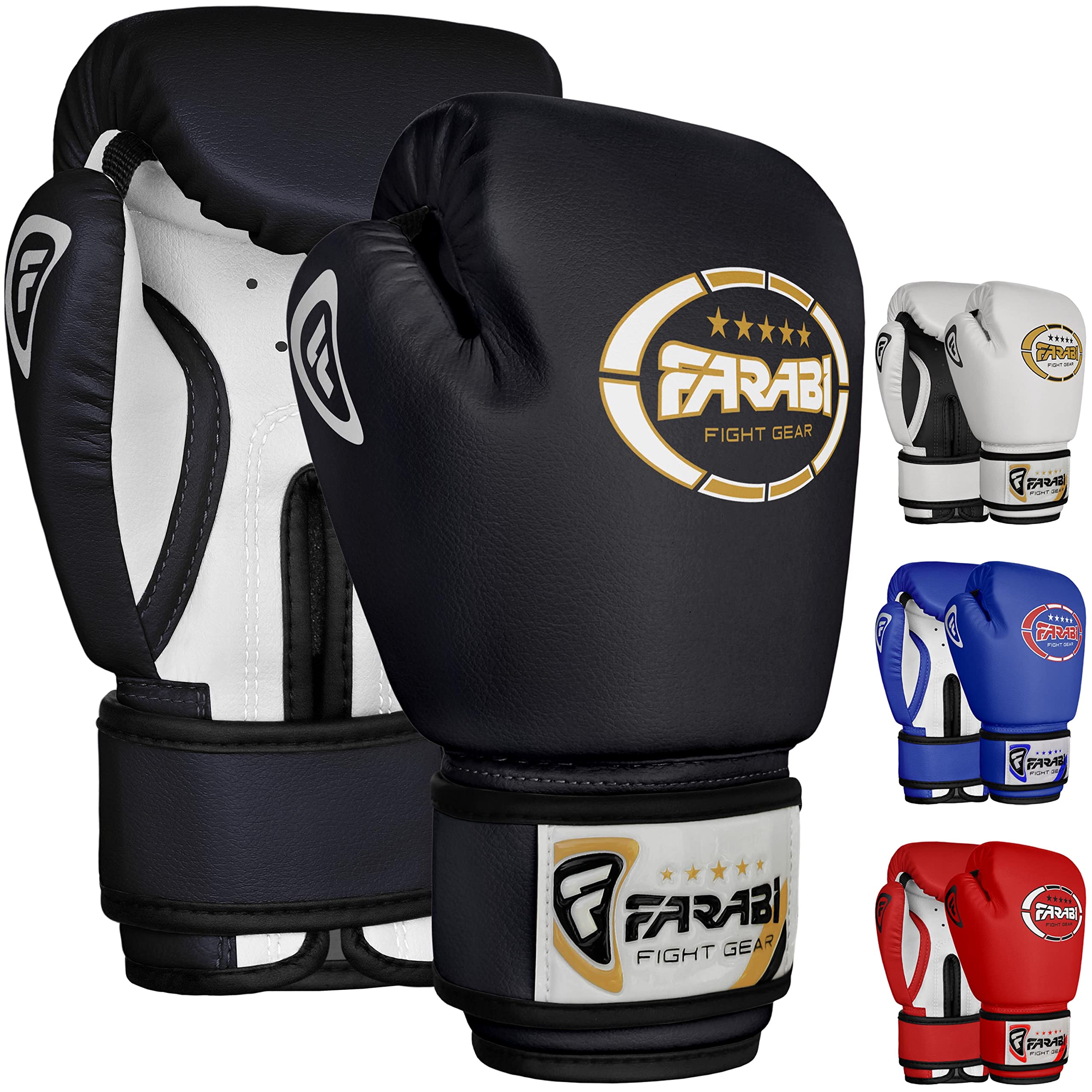 Farabi Sports Kids Boxing Gloves – 4oz Youth Training Gloves for Sparring & Bag Work Farabi Sports