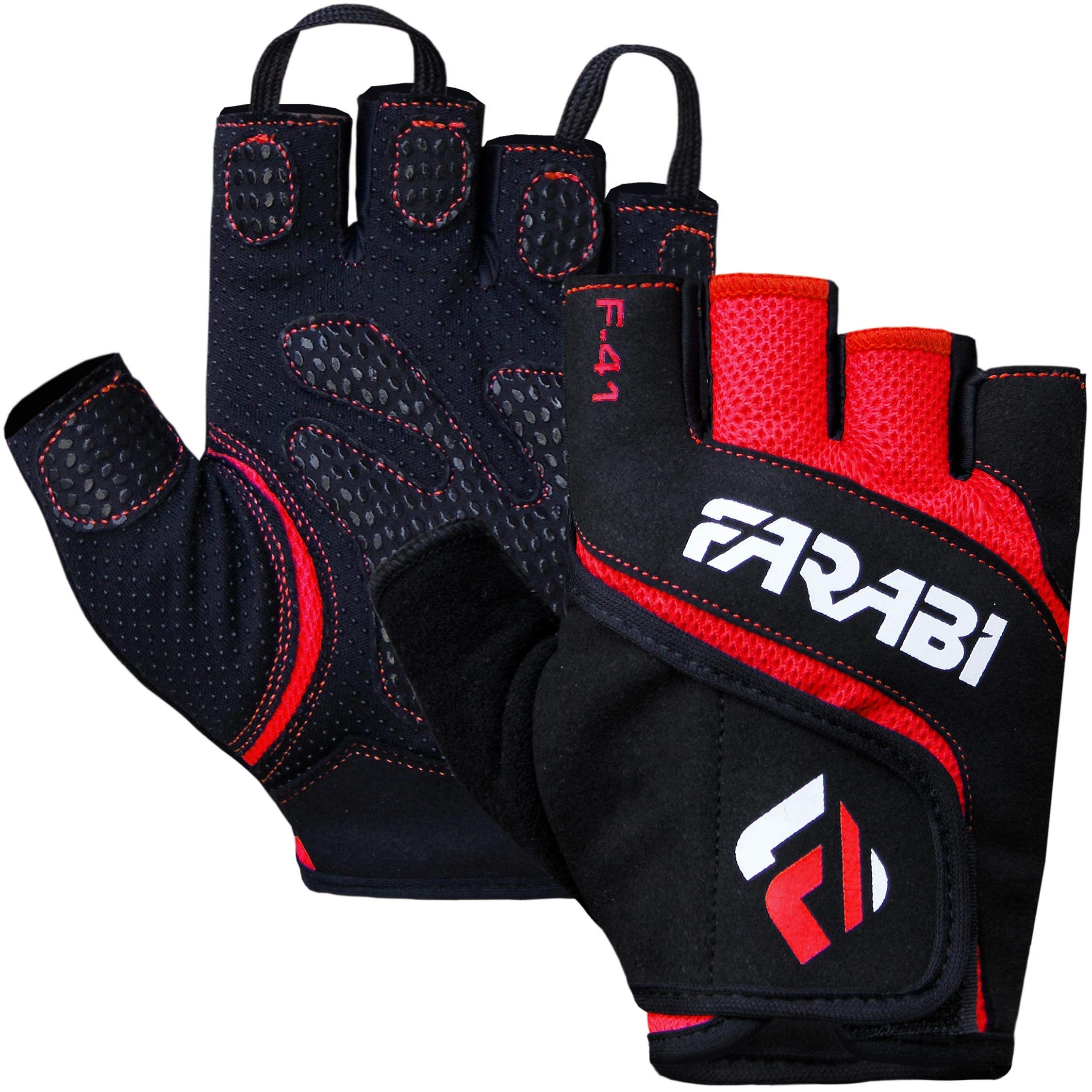 Farabi Sports Weightlifting Gloves – Padded Gym Gloves for Powerlifting, CrossFit & Fitness Training Farabi Sports