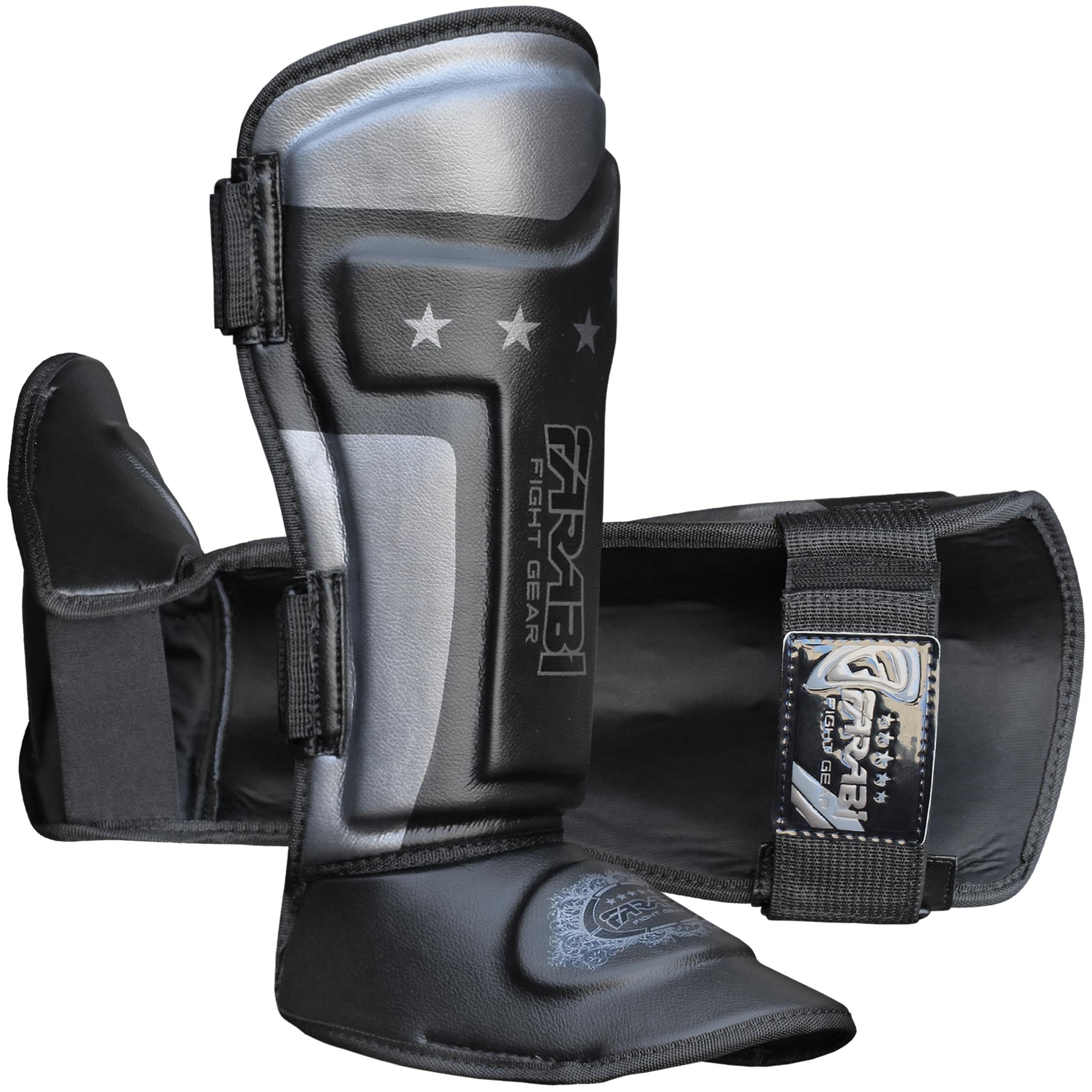 Farabi Sports Kids Shin Guards Shin Instep Pads for Kickboxing, MMA & Muay Thai | Youth Martial Arts Protection Gear Farabi Sports