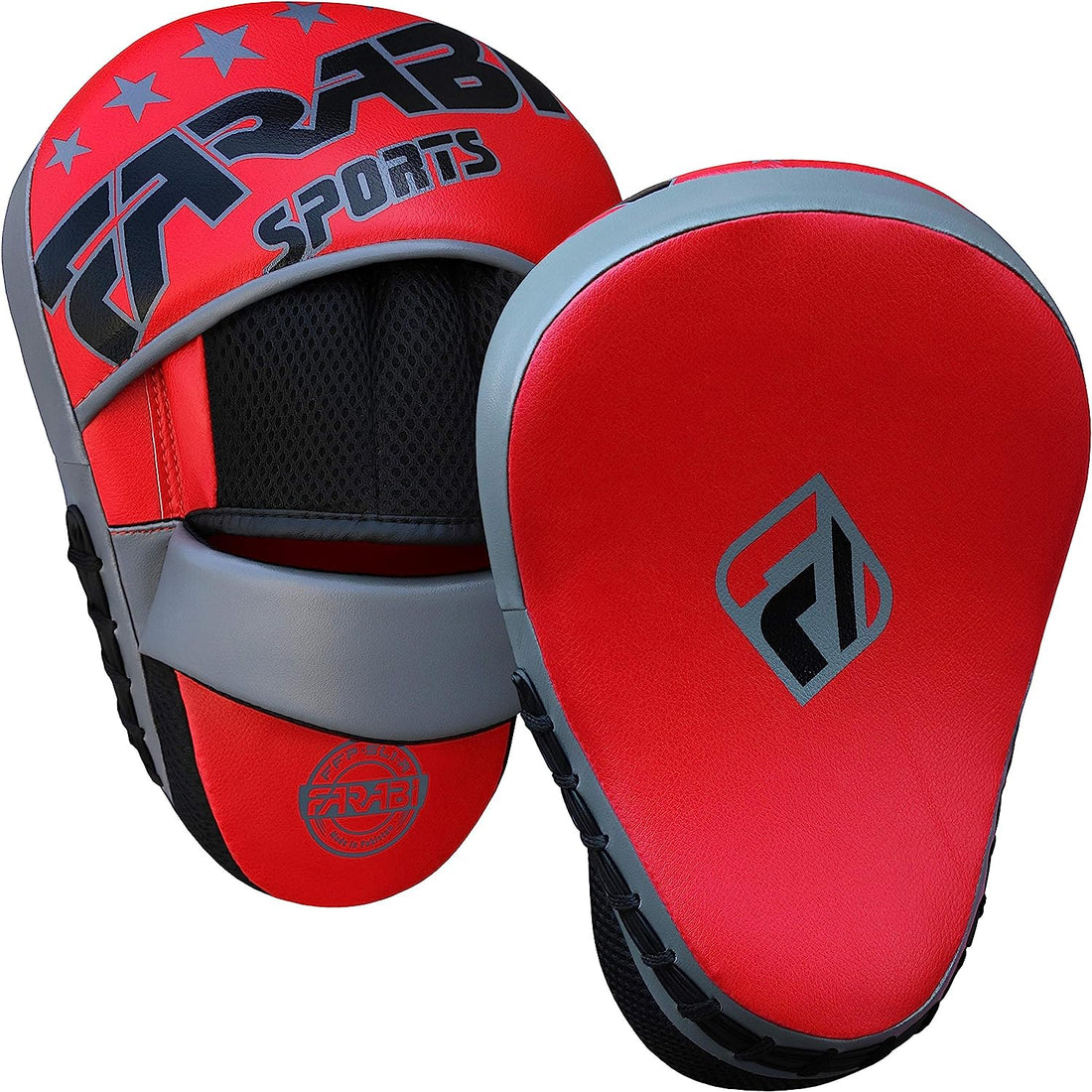Farabi Sports Curved Focus Mitts - Boxing Pads for MMA, Sparring Training, Target Punching Mitts and Pads Farabi Sports