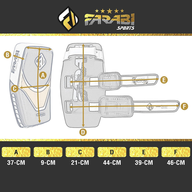 Farabi Kick Shield Arm Pad Kicking Target Thai pad Farabi Sports