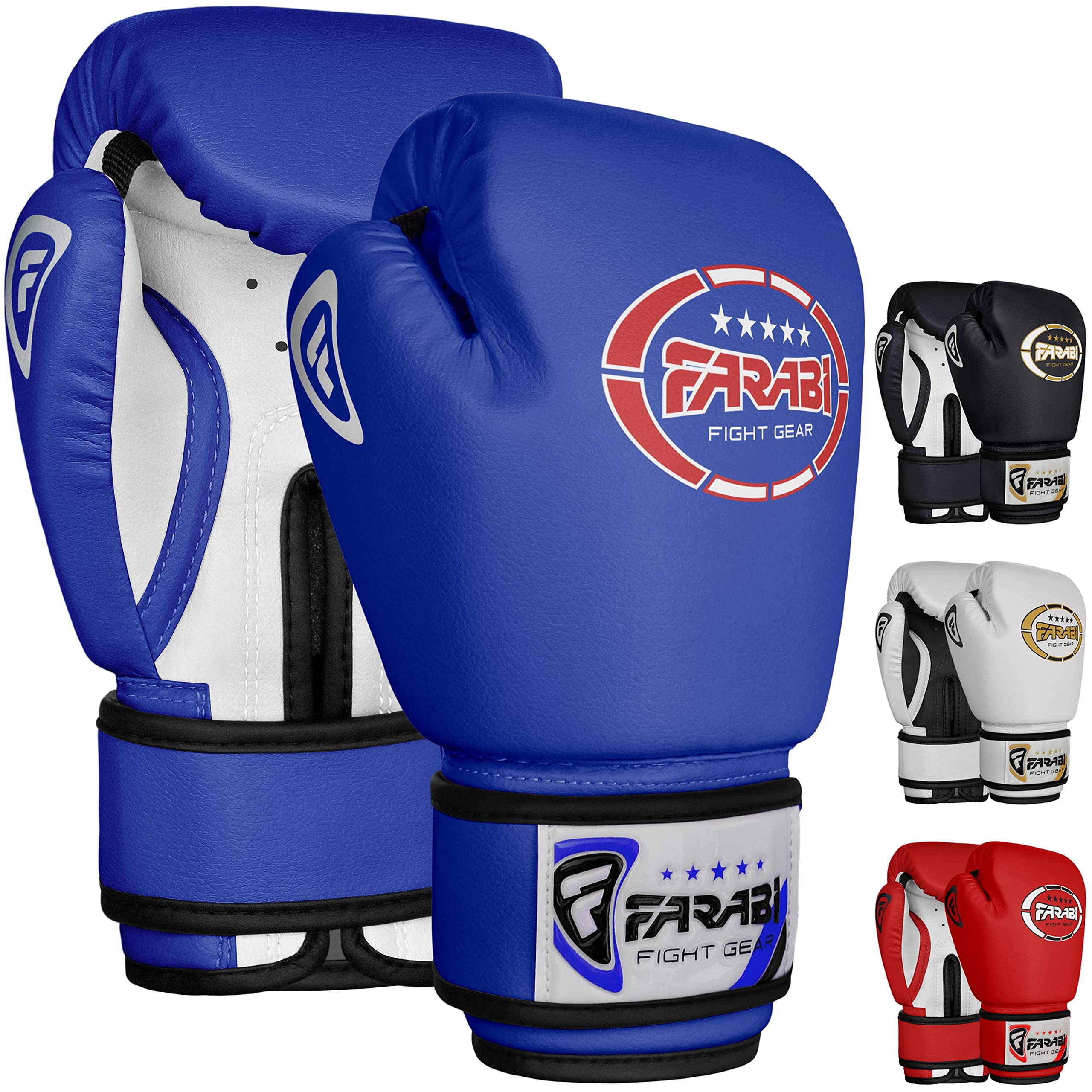 Farabi Sports Kids Boxing Gloves – 4oz Youth Training Gloves for Sparring & Bag Work Farabi Sports