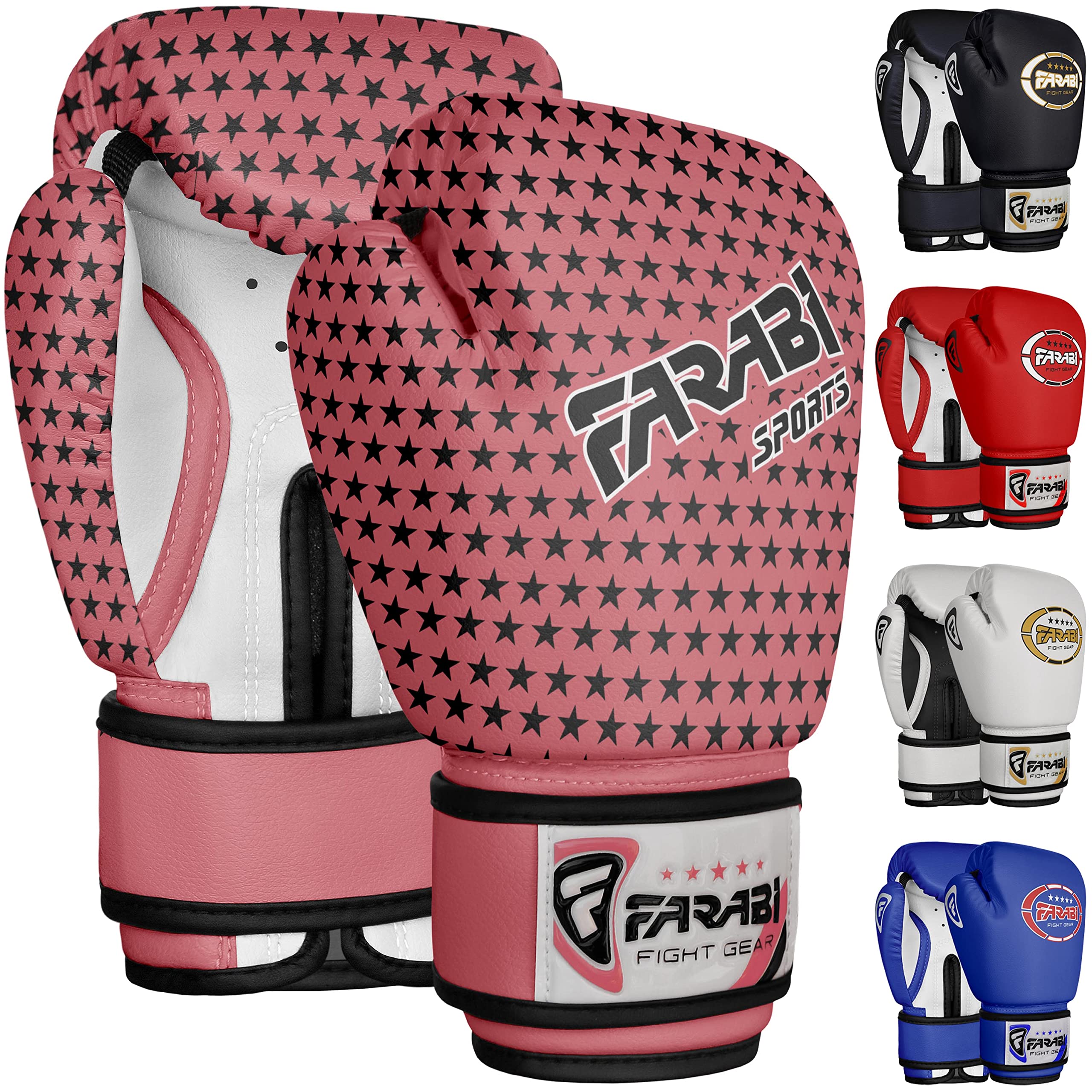 Farabi Sports Kids Boxing Gloves – 4oz Youth Training Gloves for Sparring & Bag Work Farabi Sports