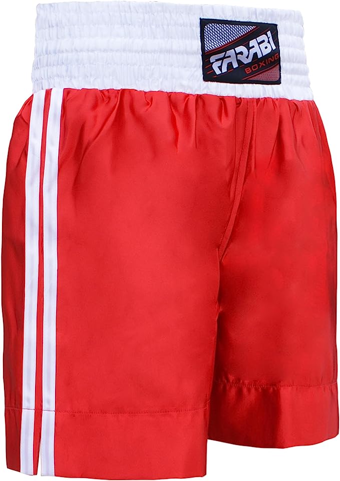 Farabi Boxing Shorts Trunks Kick Boxing MMA Training Gym Men Red Blue Black Whit Farabi Sports