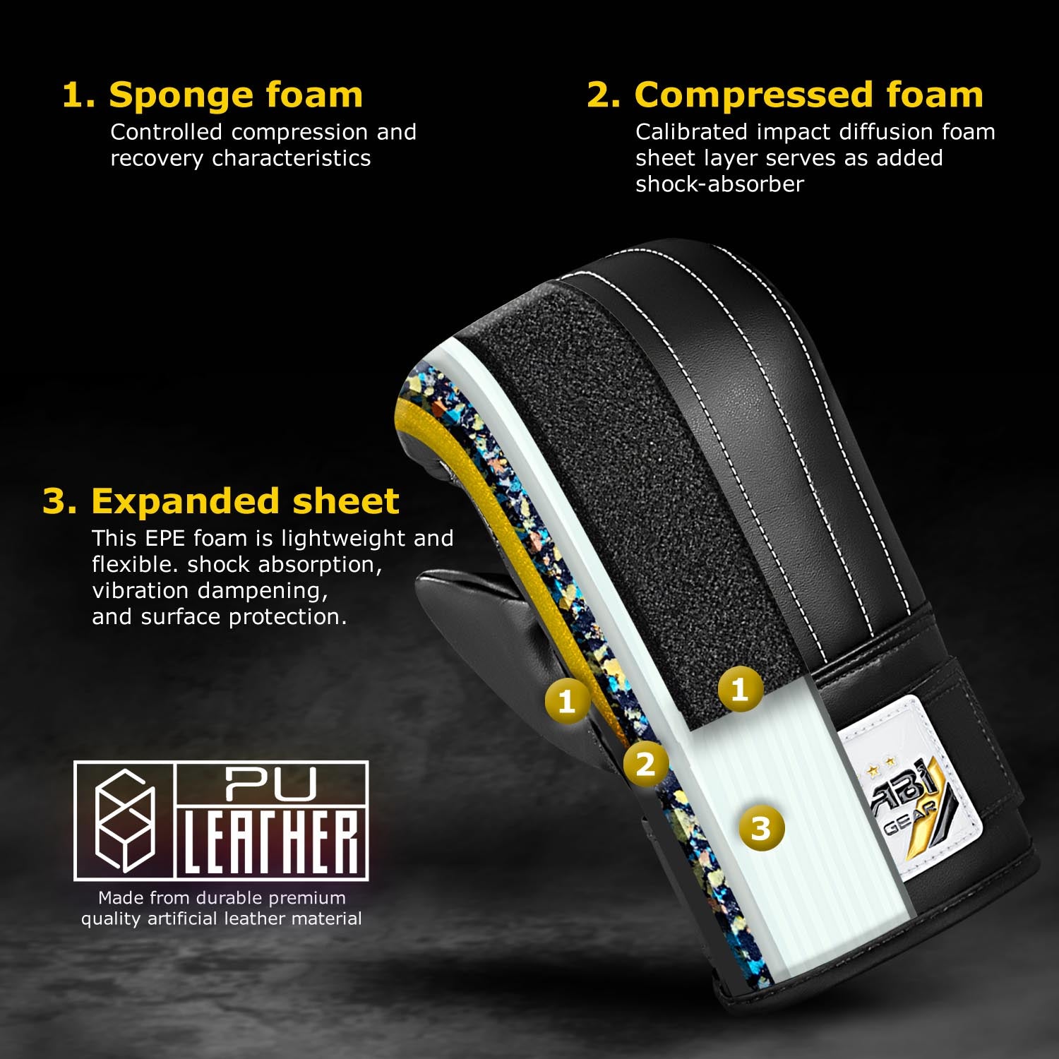 Farabi Bag Mitts Boxing SMALL To XL MMA punching gloves mitt training gear Farabi Sports