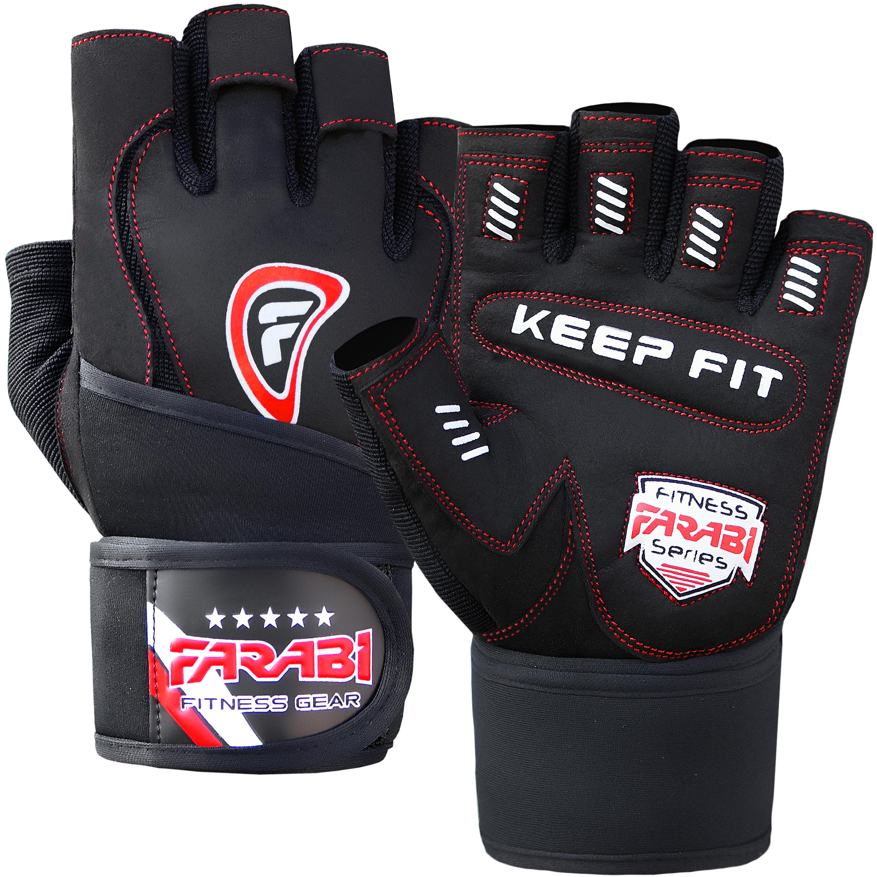 Farabi Gym Gloves Fitness Training Bodybuilding Workout Weightlifting Gloves Farabi Sports