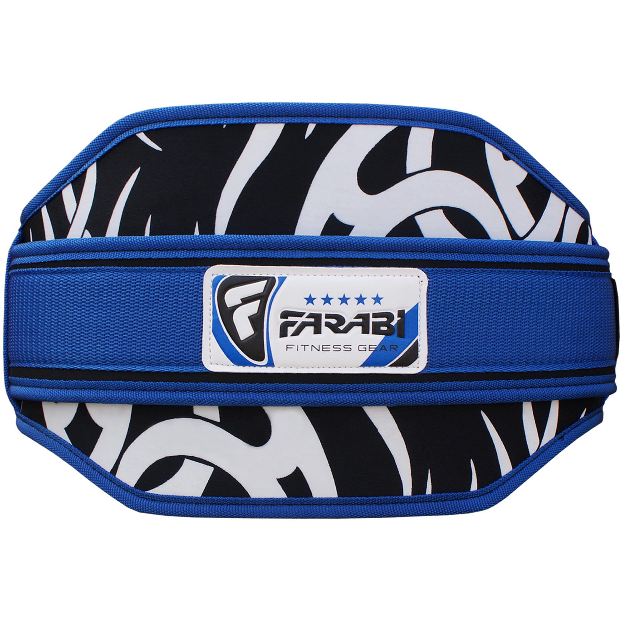 Farabi Sports 8-Inch Neoprene Weightlifting Belt — Gym Belt with Velcro Closure for Back Support, CrossFit, Bodybuilding & Functional Fitness Farabi Sports