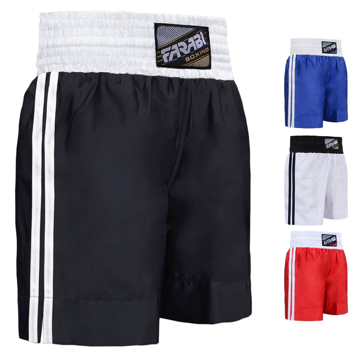 Farabi Sports Muay Thai Shorts MMA Boxing shorts Mixed Martial Arts Shorts Adults Elasticated Drawstring Waistband Shorts, Kickboxing, Training, Fighting and Workout Shorts Farabi Sports