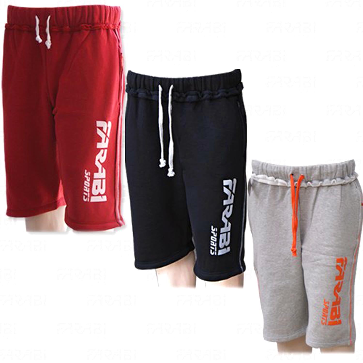 Farabi Sports Fleece Training Shorts — Unisex Athletic Shorts for Gym, Running, and Streetwear Farabi Sports