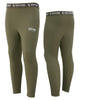Farabi Sports compression leggings in a sleek green design, featuring the brand logo for comfort and style.