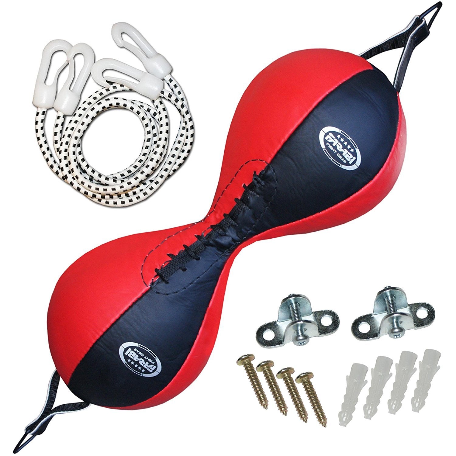 Farabi Synthetic Leather Double End Speed Ball with Rope Punching Ball Farabi Sports
