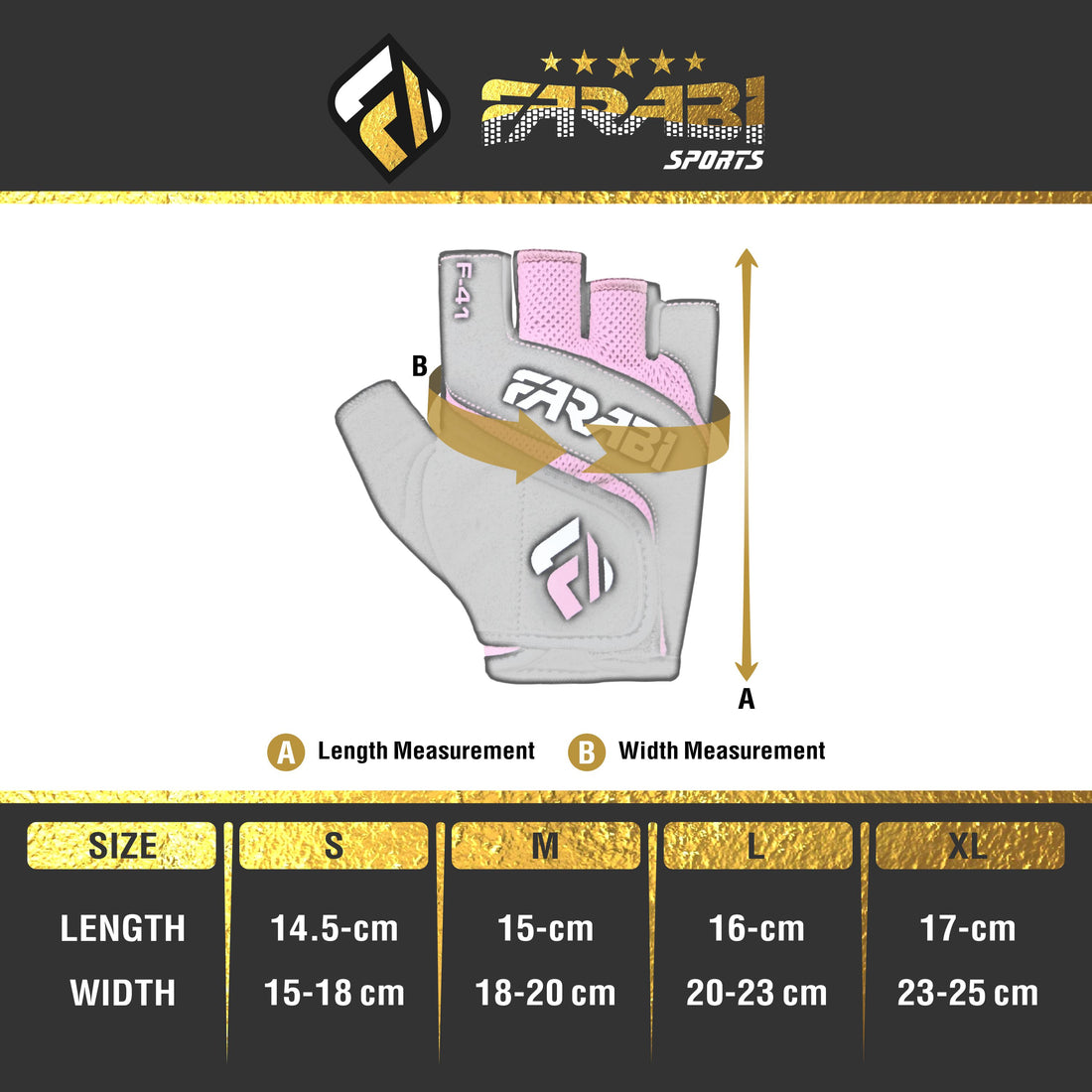 Farabi Weight Lifting Gym Training Fitness Gloves Wrist Support Exercise Farabi Sports