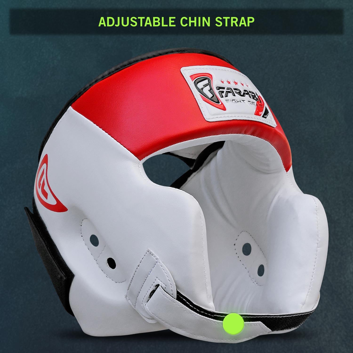 Farabi Boxing Head Guard KIDS Kick Boxing Head Protection Open Face Helmet Farabi Sports