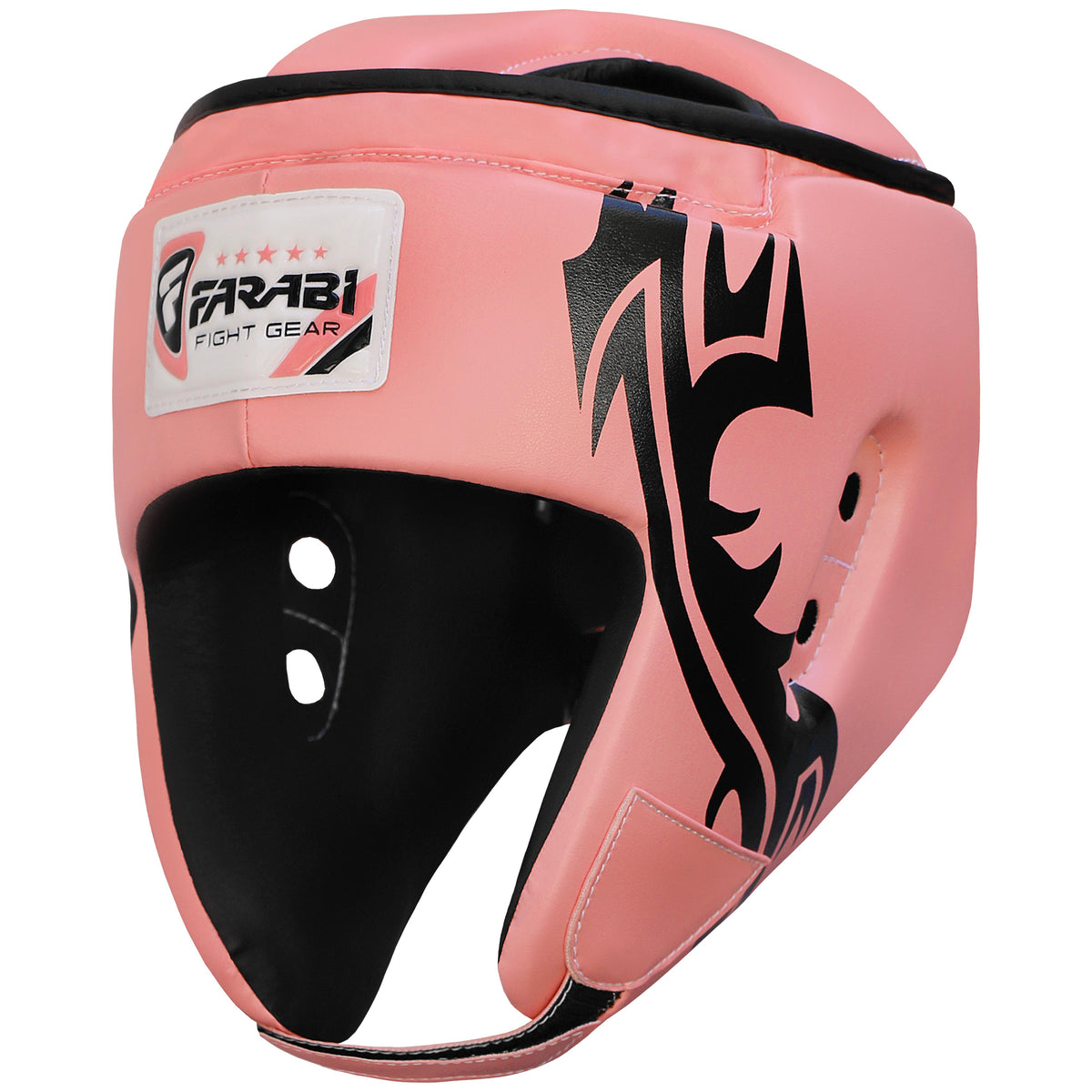 Farabi MMA Muay Thai Boxing Head Guard Black Protective Gear Farabi MMA Muay Thai Boxing Head Guard Black Protective Gear