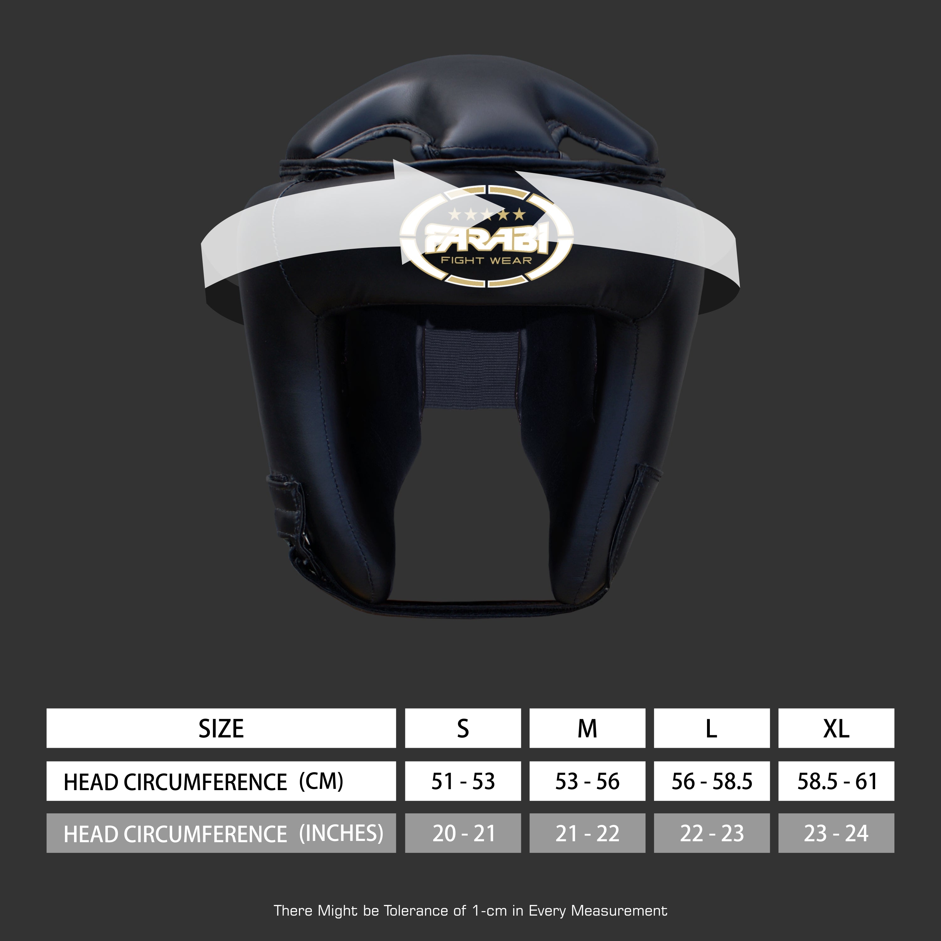 Farabi Synthetic Leather Head Guard Farabi Sports