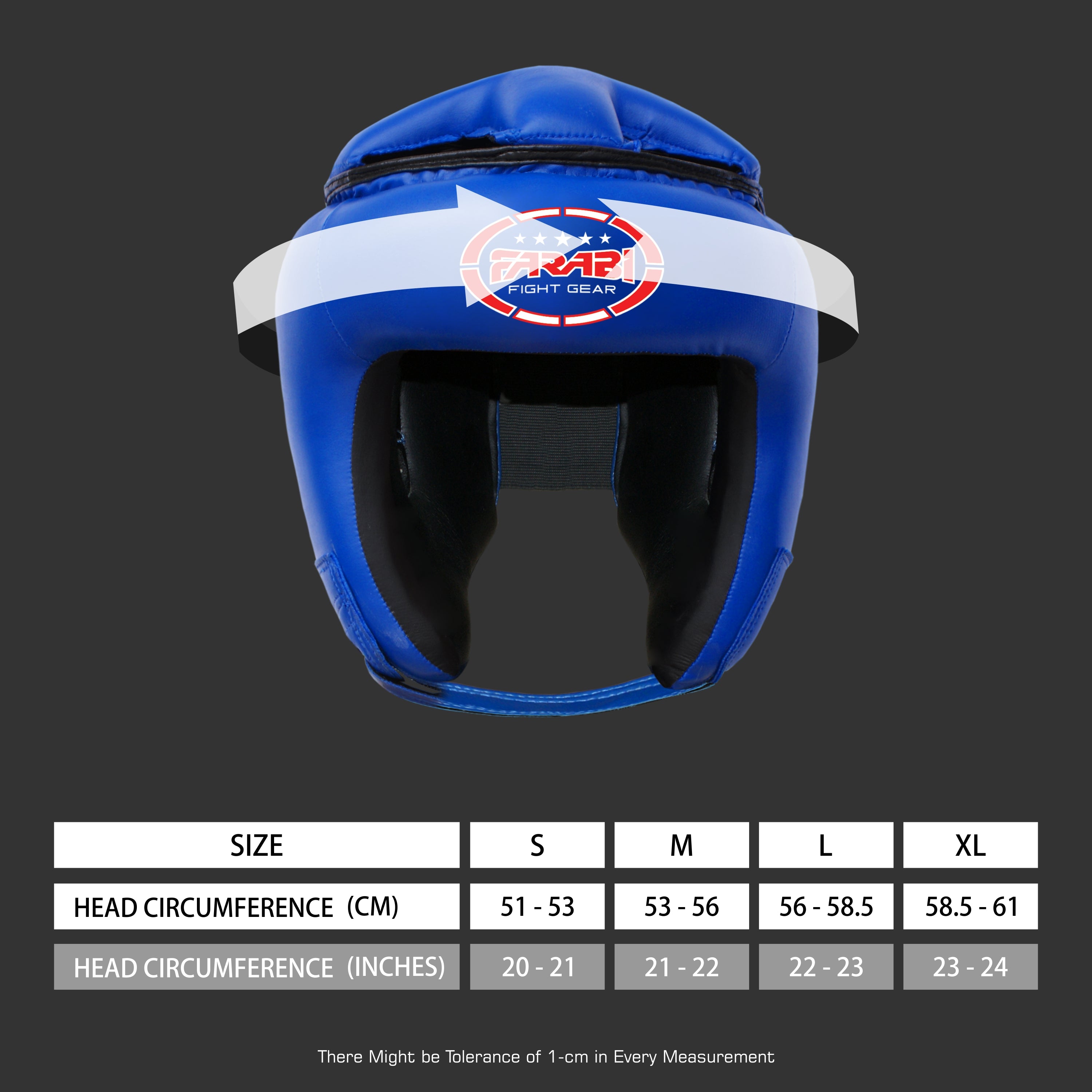 Farabi Synthetic Leather Head Guard Farabi Sports