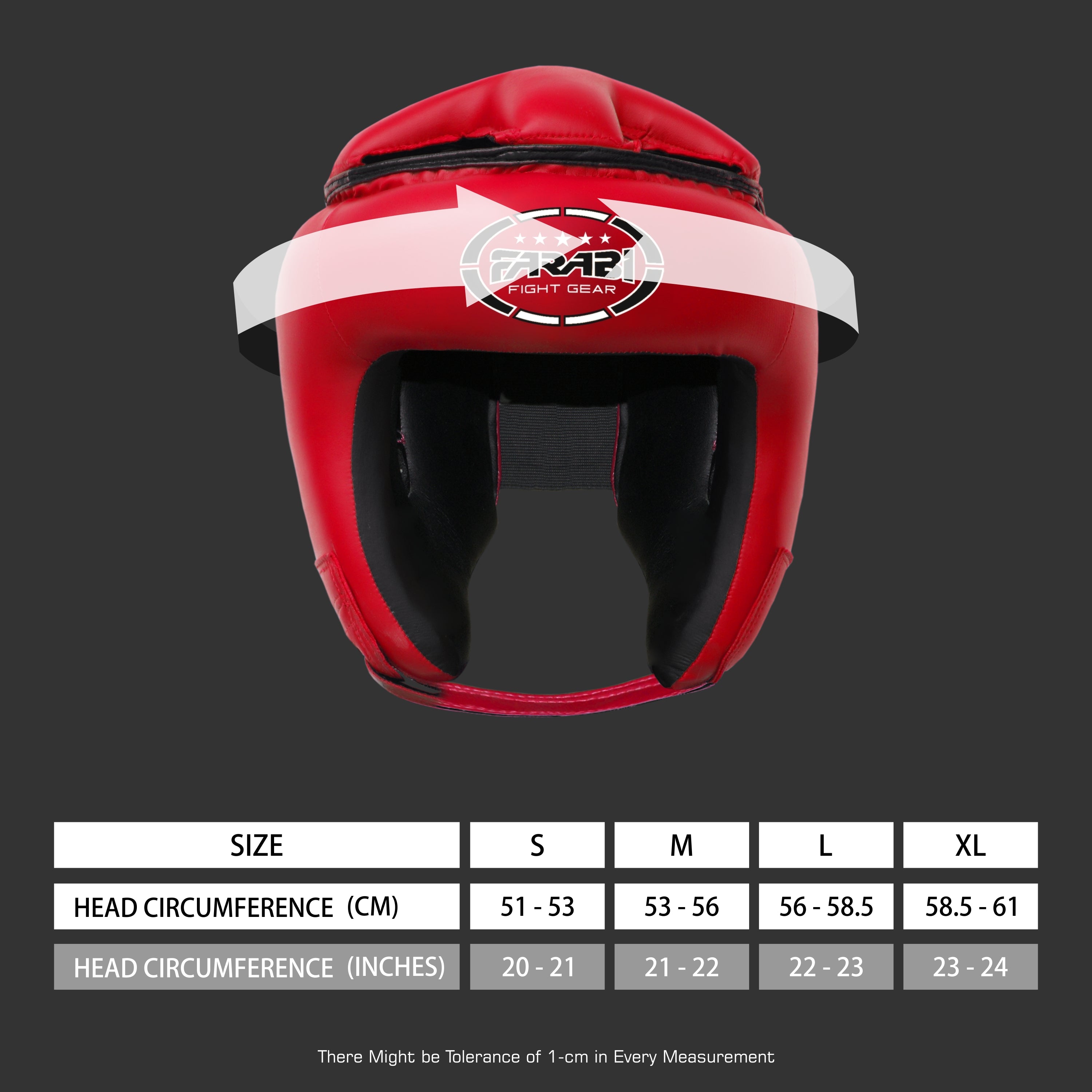 Farabi Synthetic Leather Head Guard Farabi Sports