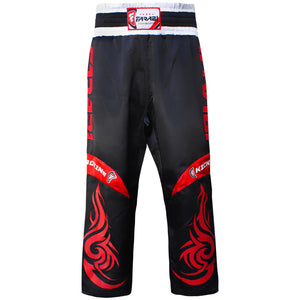 Farabi Kick Boxing Trousers Pants Kids Training K1 Taekwondo Satin Silk Top Pro Farabi Sports