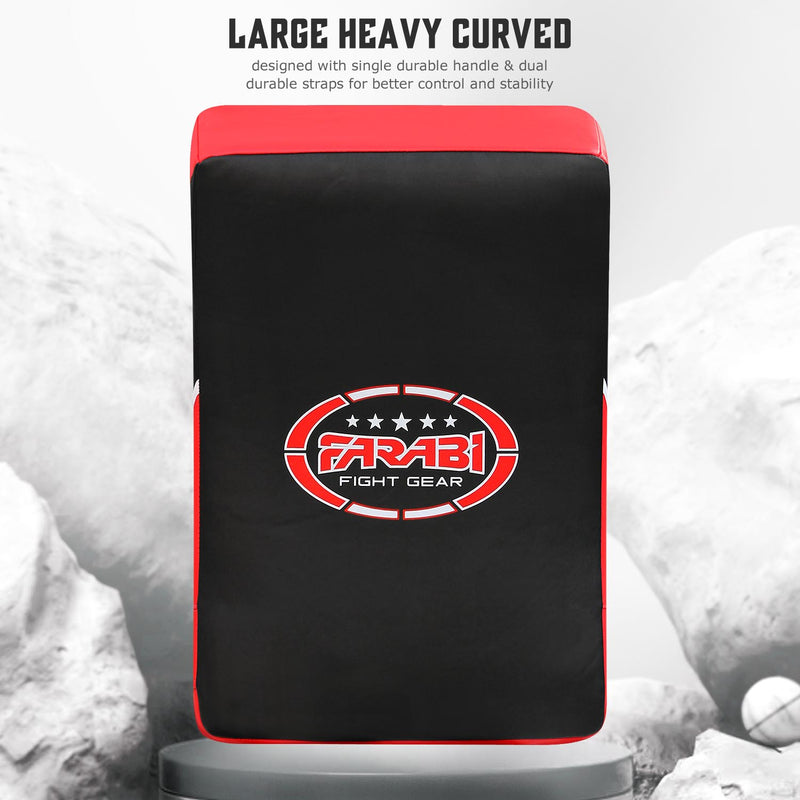 Farabi Large Kick Shield Strike Pad Boxing Punch Mitts MMA Training Focus Pads Farabi Sports