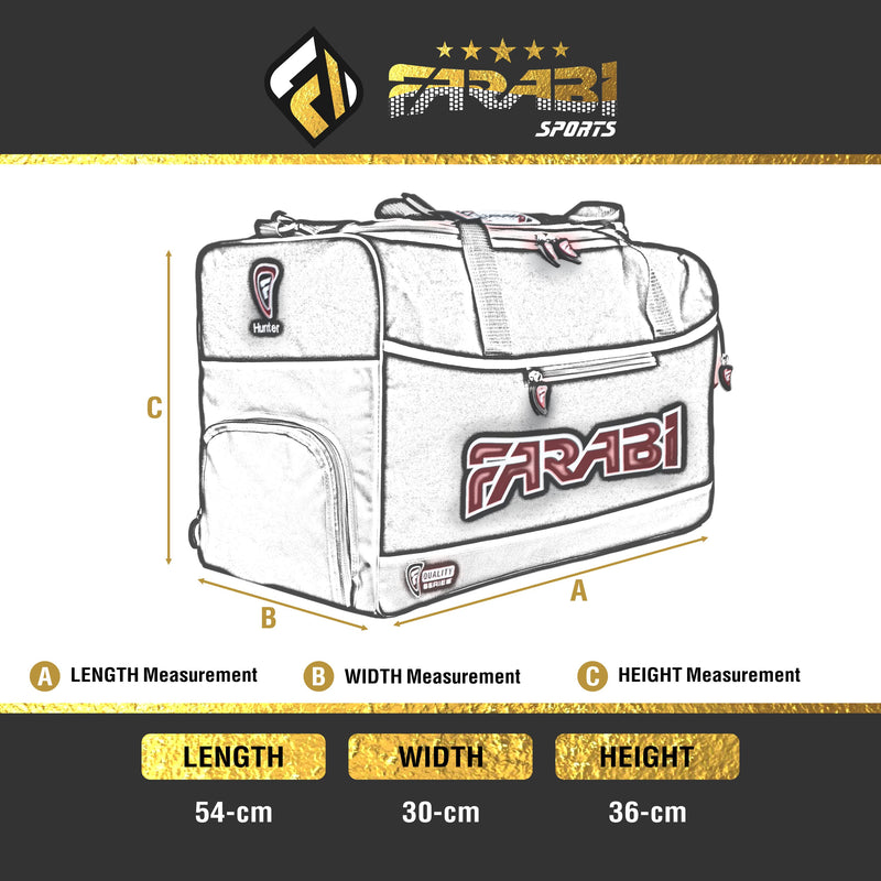 Farabi Gym Fitness Workout Gear Bag, MMA, Boxing Gear Bag, Kit Bag Farabi Sports