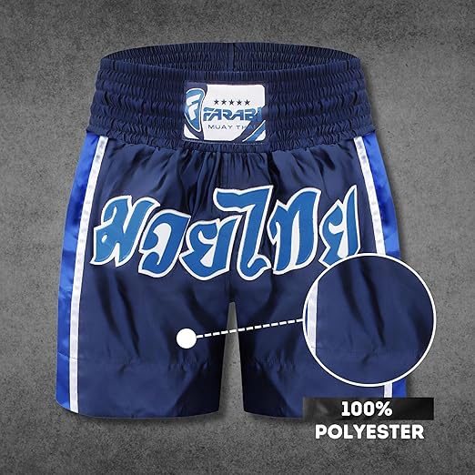 Pantaloni Mma Muay Thai Pantaloncini Da Boxe Farabi Sports PRO - Satin-P Ultra Leggero Per MMA, Muay Thai E Kickboxing Pantaloncini Boxe Farabi PRO Satin Leggeri - Foto 7