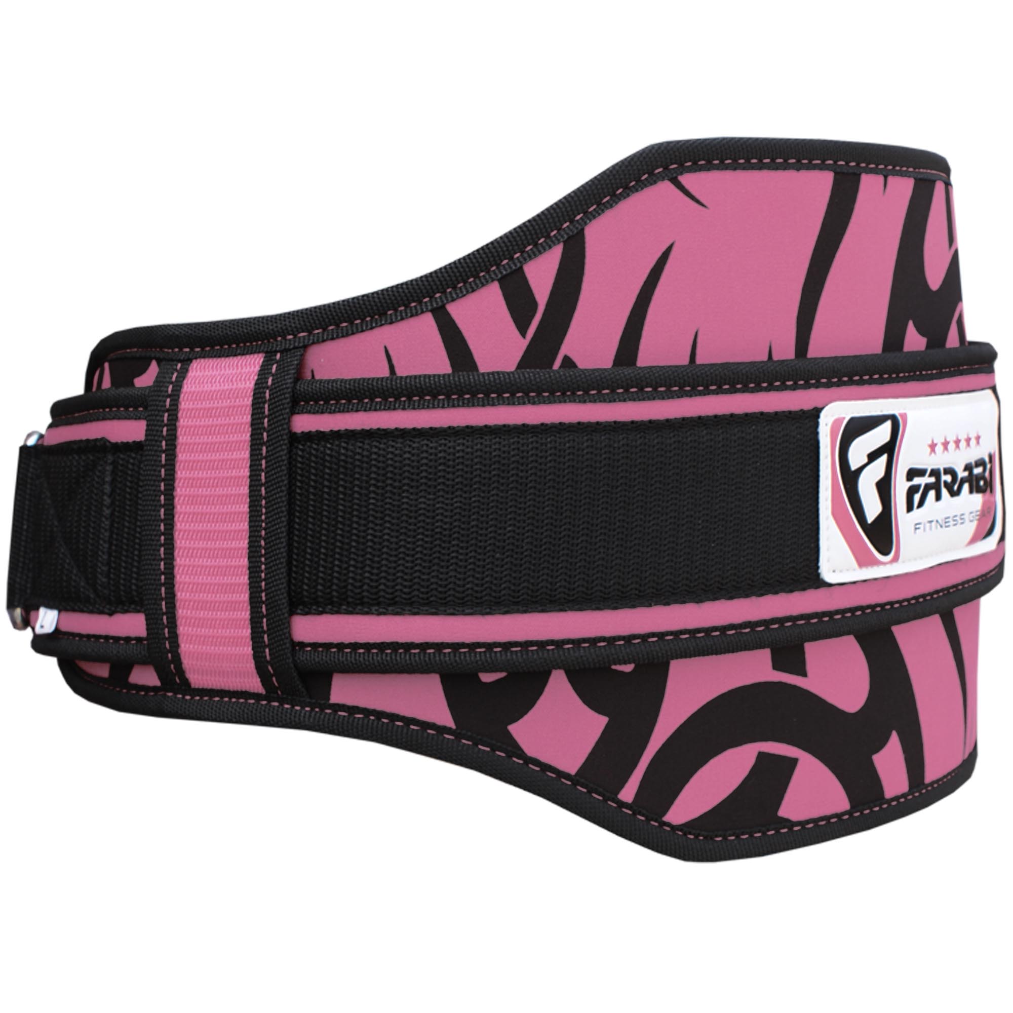 Farabi Sports 8-Inch Neoprene Weightlifting Belt — Gym Belt with Velcro Closure for Back Support, CrossFit, Bodybuilding & Functional Fitness Farabi Sports