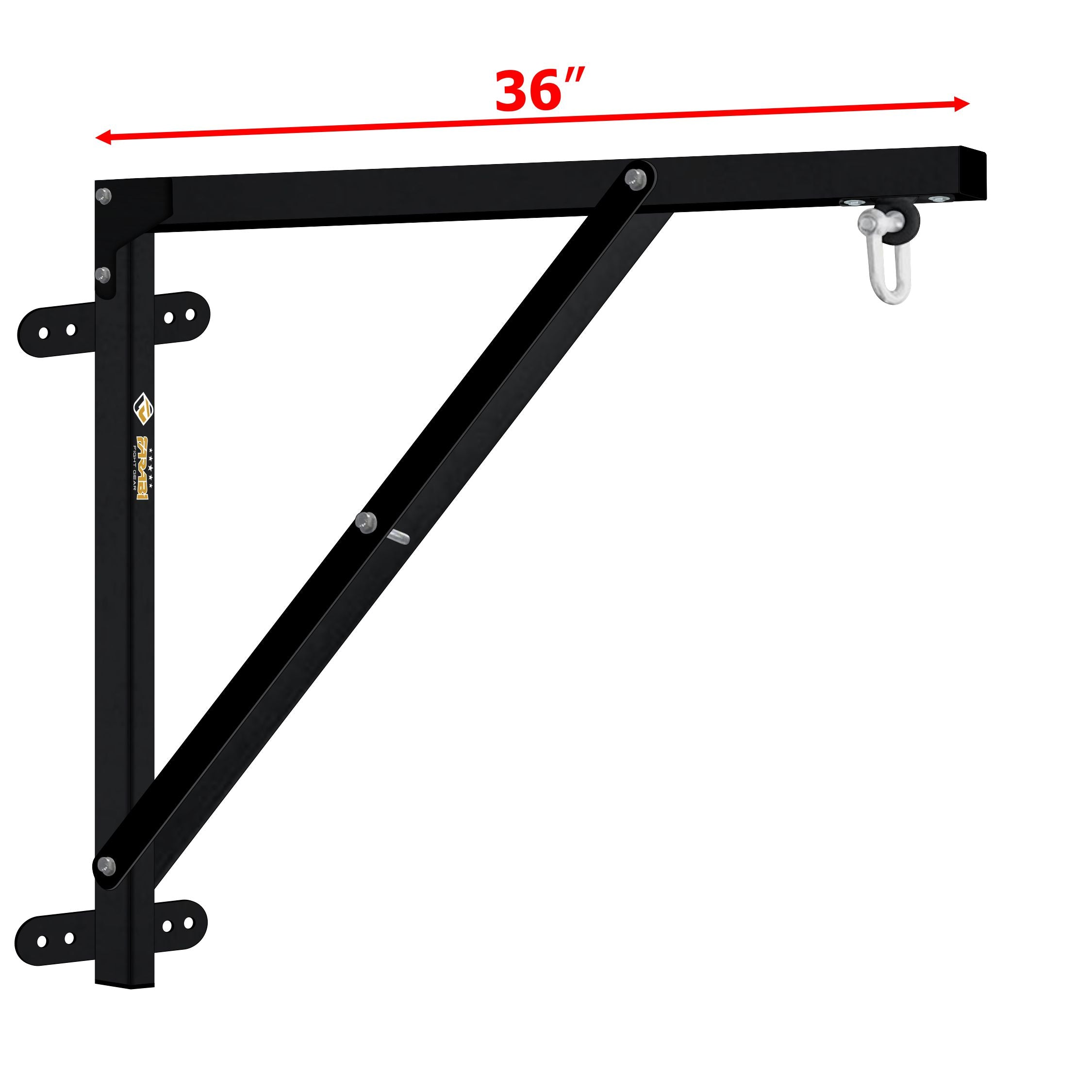 Farabi Sports Punching Bag Wall Bracket – Heavy-Duty Steel Mount with Hardware Kit Farabi Sports