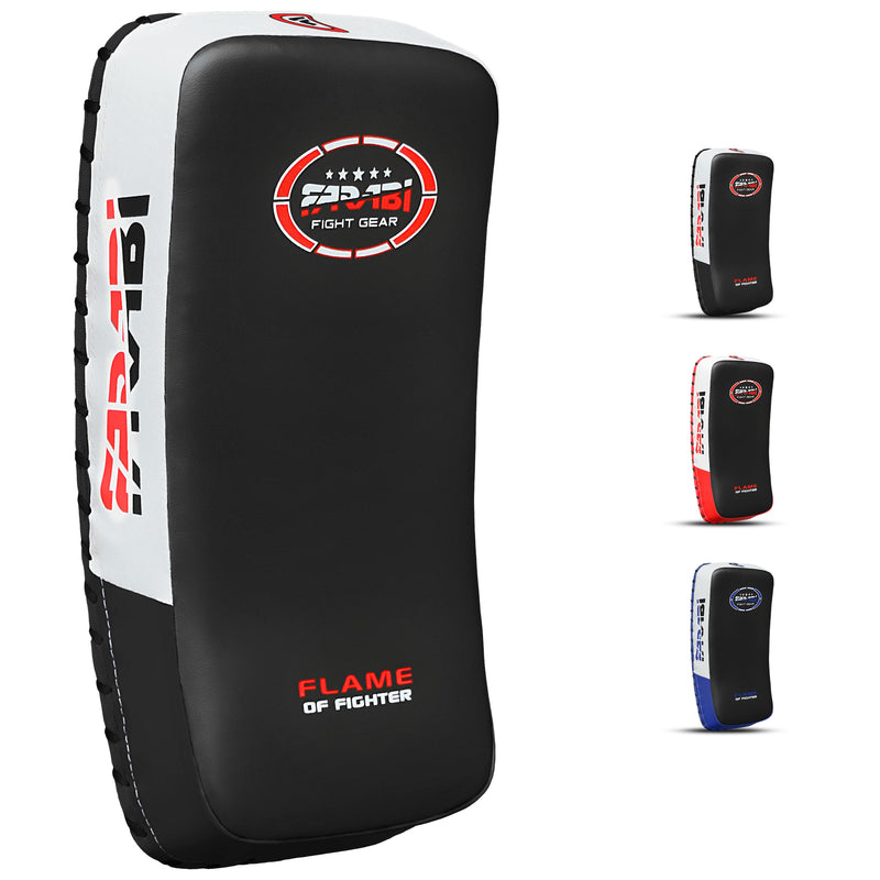 Farabi Sports Curved Muay Thai Pads Focus Pad Kick Shield MMA Training KickBoxing Pads Arm Strike Pad, Karate Kick Pad, Punching Shield Farabi Sports