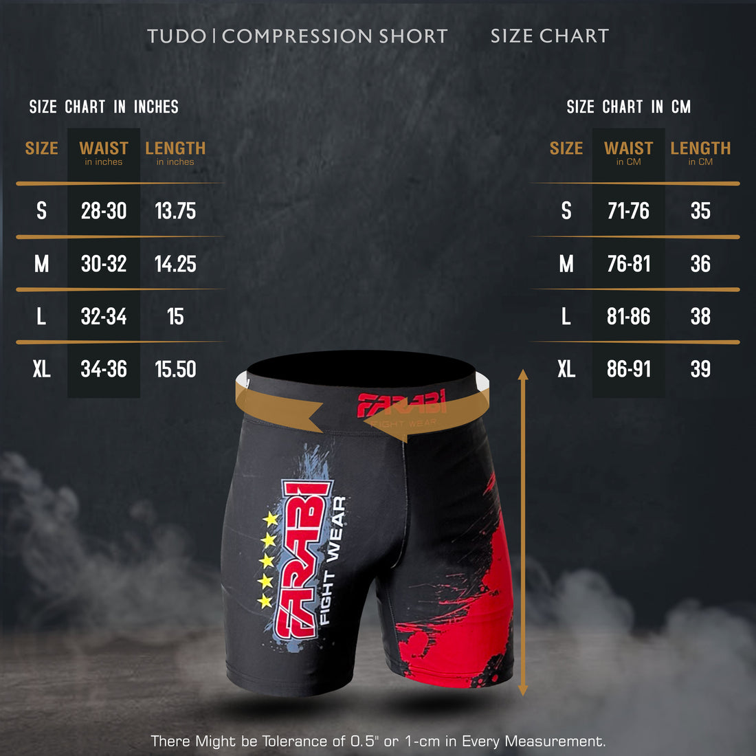 Farabi MMA Shorts Vale Tudo for Fighting Training Grappling Ring Fitness Workout - BLACK Farabi Sports