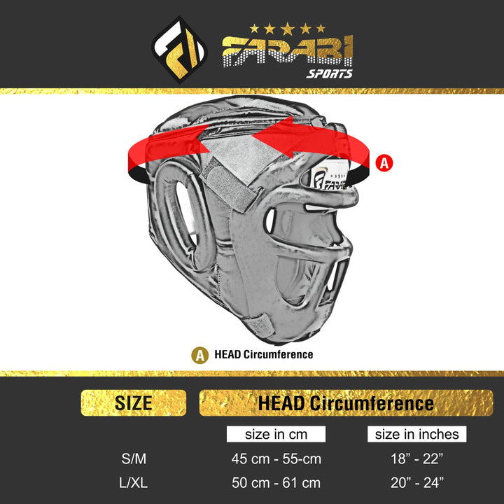 Farabi Grill Head Guard Farabi Sports