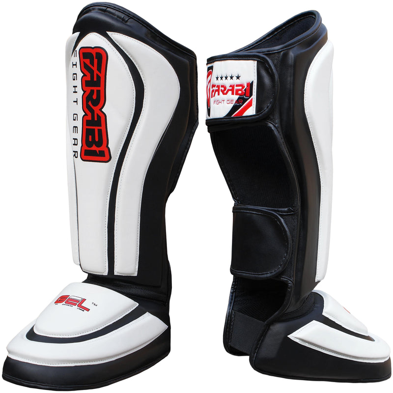 Farabi Shin Instep MMA Kick Guard Muay Thai Boxing Training Shin Pad Farabi Sports