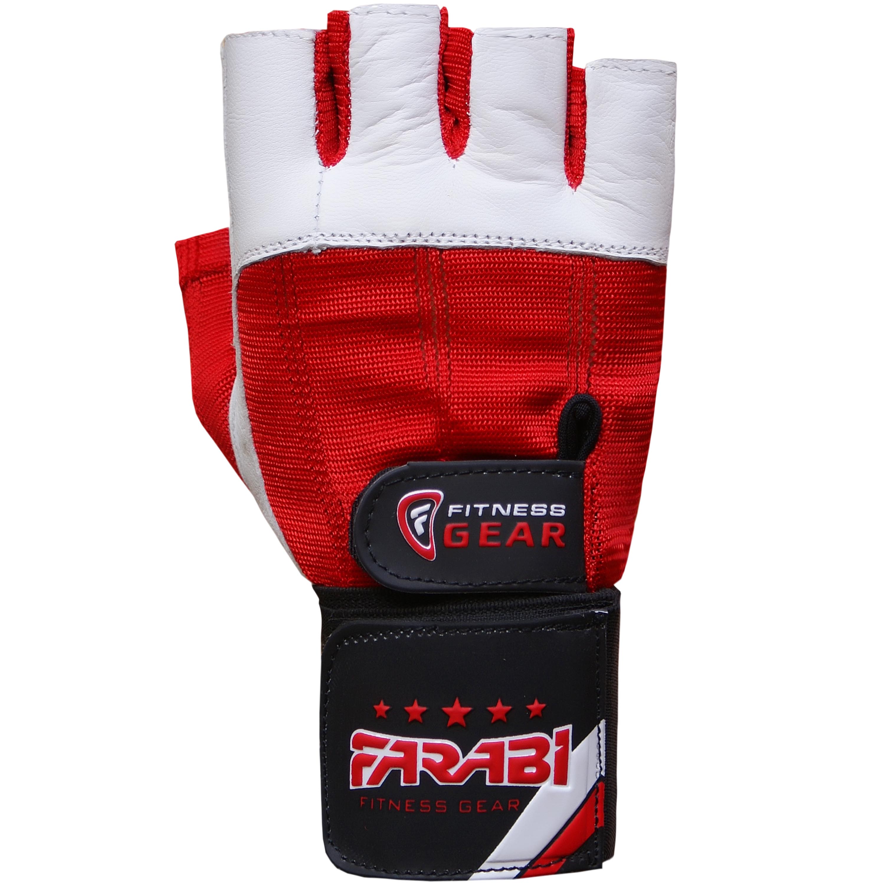 Farabi Sports Weightlifting Gloves Synthetic Leather Padded Gym Gloves for Powerlifting & CrossFit Farabi Sports