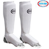 Shin Instep Foot Leg Protector Kick Boxing Contact MMA Pads Black Red White Blue Farabi Sports