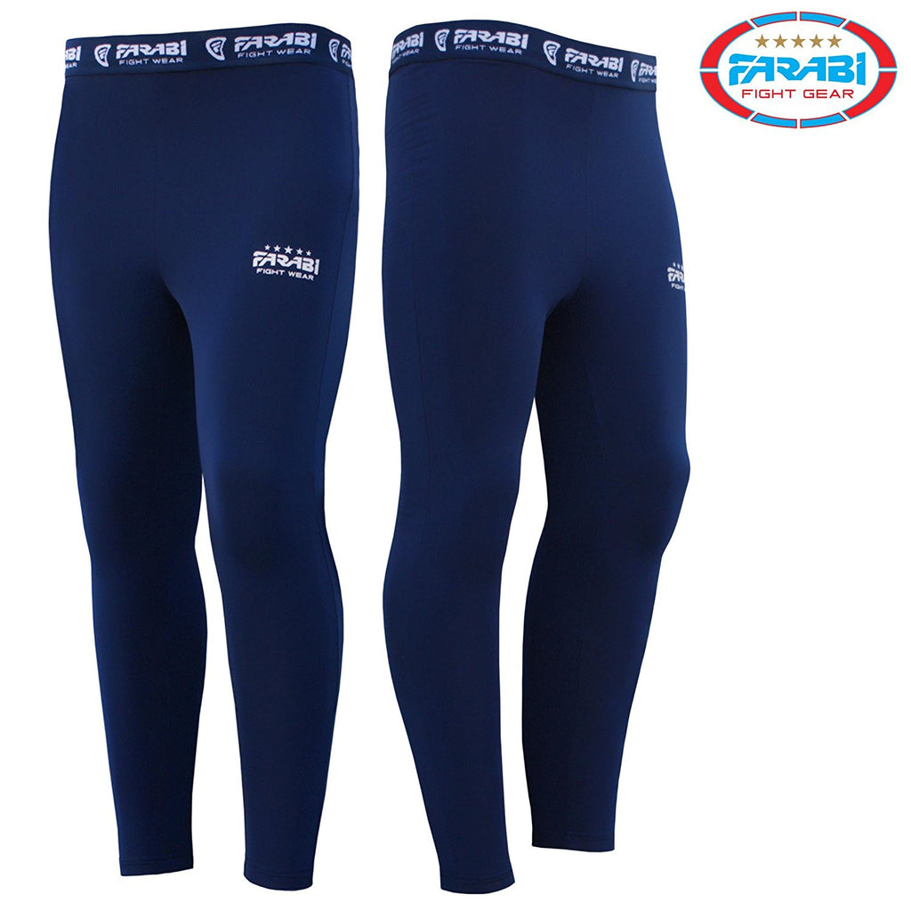 Farabi Thermal Mens tight fit pants Winter Compression Warm