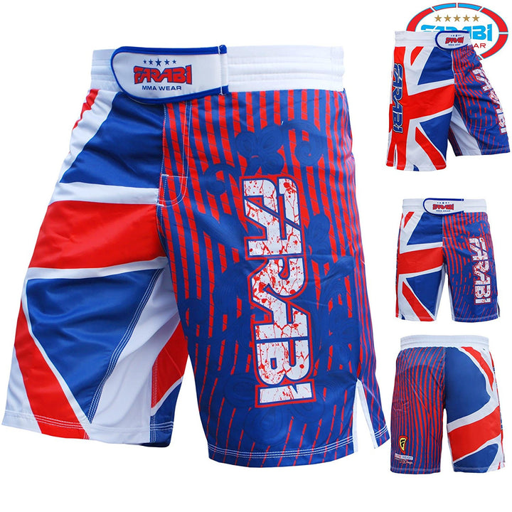 FARABI MMA Shorts Training Cage Fight Kick Boxing Muay Thai Pant Fight Short Farabi Sports