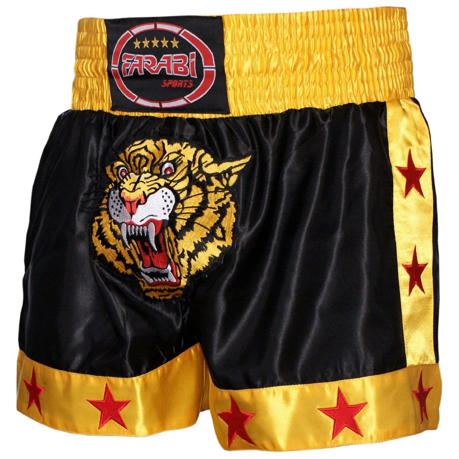Pantaloni Mma Muay Thai Pantaloncini Da Boxe Farabi Sports PRO - Satin-P Ultra Leggero Per MMA, Muay Thai E Kickboxing Pantaloncini Boxe Farabi PRO Satin Leggeri - Foto 1