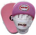 Farabi Focus Pads Boxing Pair Pink Hook Jab Mitts Training Muay Thai Kick Boxing Farabi Sports