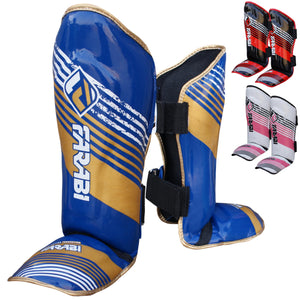 Farabi kids Shin Instep Pads Protection Kick Boxing MMA Training competition Farabi Sports