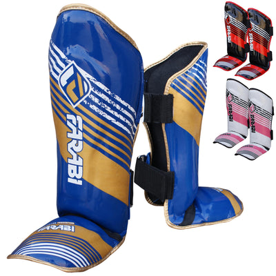 Farabi kids Shin Instep Pads Protection Kick Boxing MMA Training competition Farabi Sports