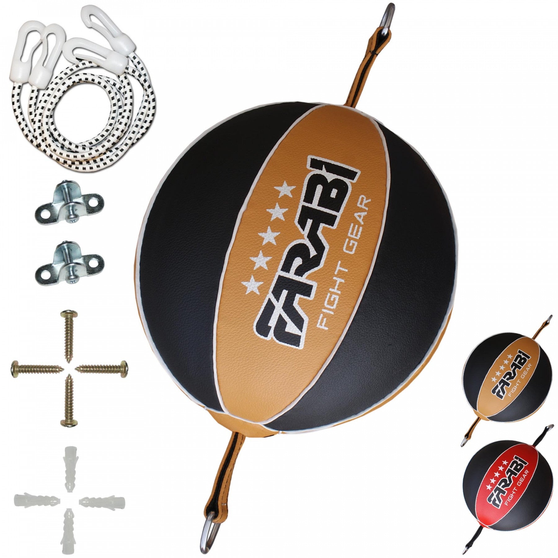 Farabi Sports Genuine Leather Double-End Speed Ball | Boxing & MMA
