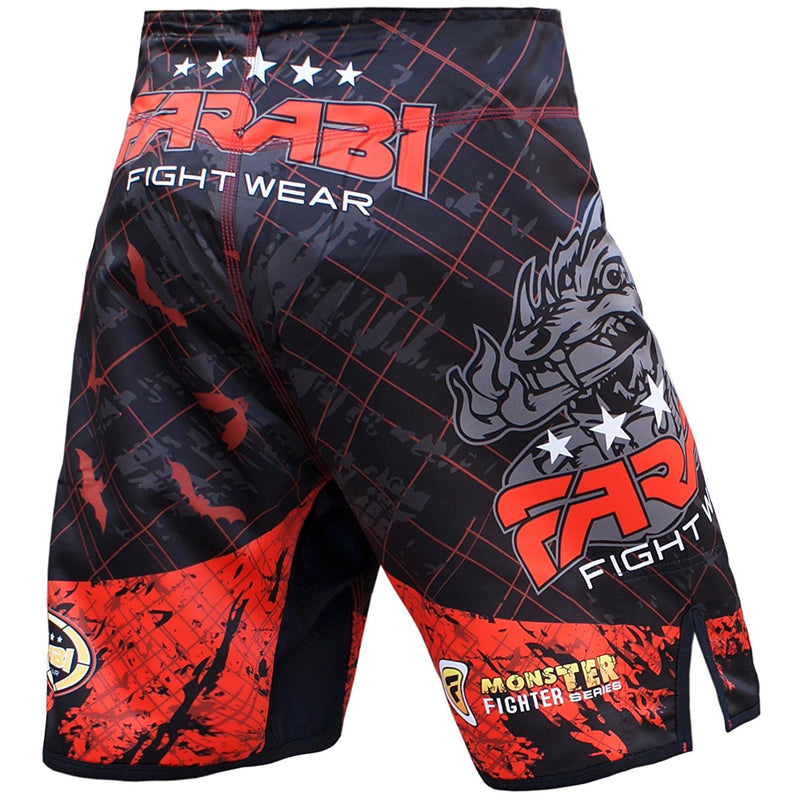 FARABI MMA Shorts Training Cage Fight Kick Boxing Muay Thai Pant Fight Short Farabi Sports