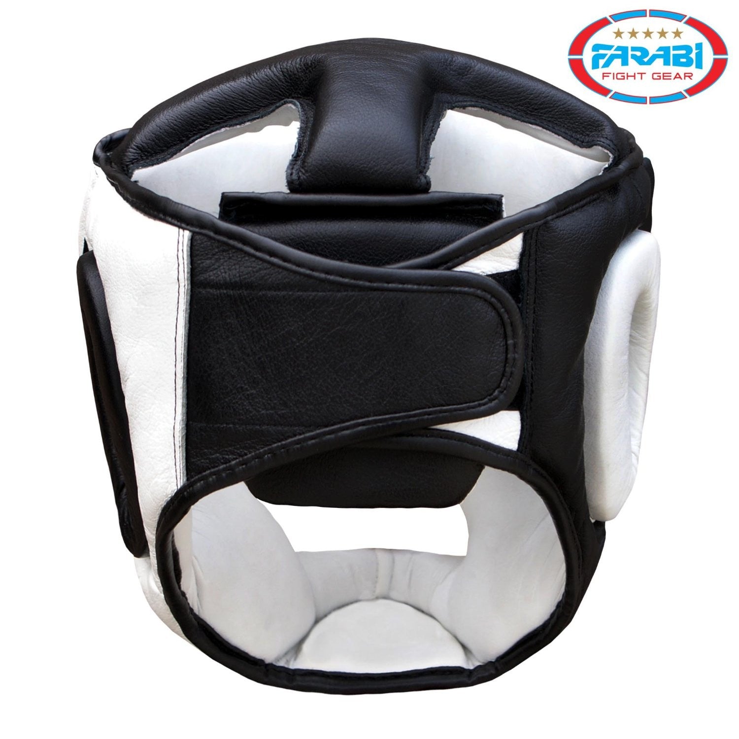 Farabi Real Leather Boxing Head Guard Kick Boxing Head Protection Helmet Farabi Sports
