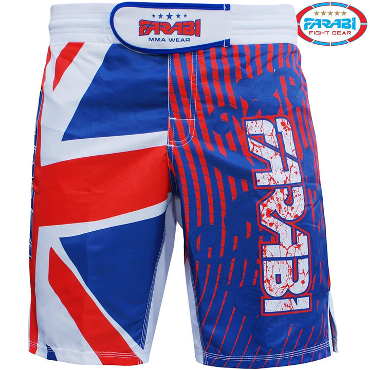 FARABI MMA Shorts Training Cage Fight Kick Boxing Muay Thai Pant Fight Short Farabi Sports