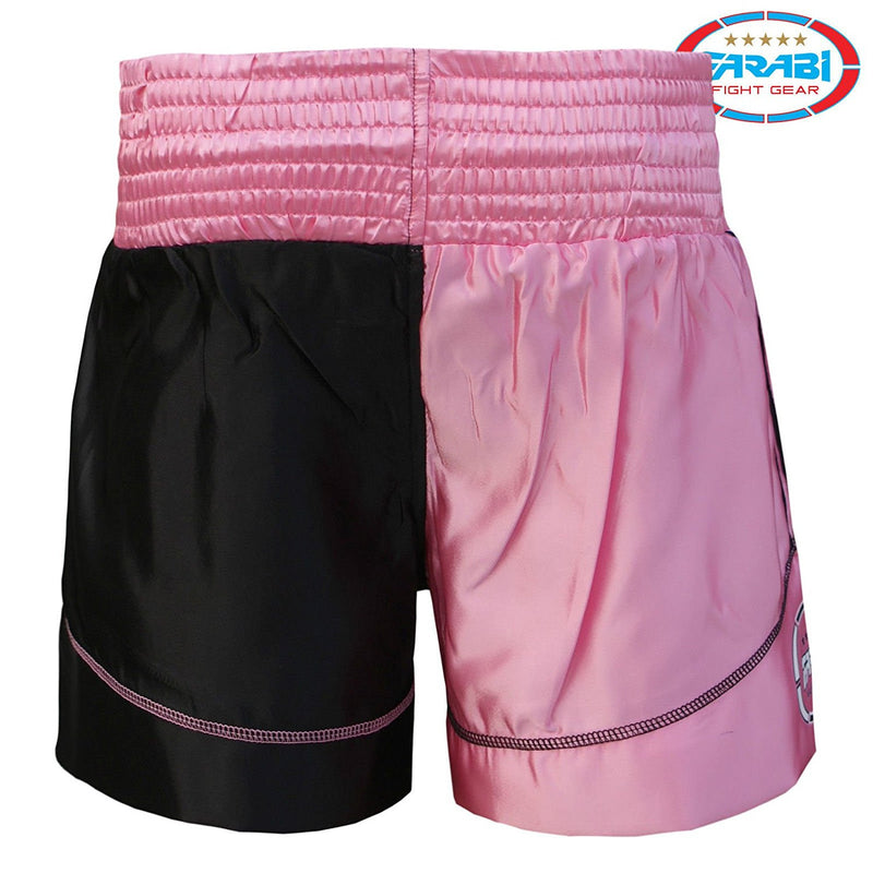 Muay Thai Shorts Pink Kick Boxing Women Training MMA Gym Shorts Trunk Farabi Sports