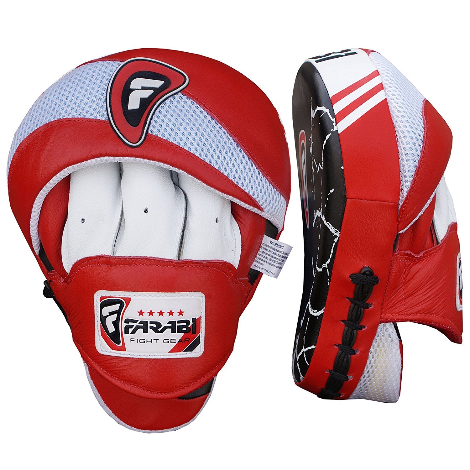 Farabi Focus pads Curved Training Mitt Hook & Jab kick Boxing Farabi Sports