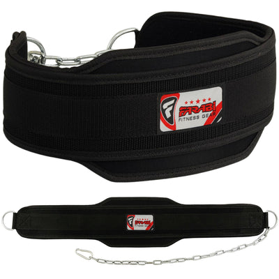 Dip Belt Chain Weight Lifting Training Belt Weight Dipping Gym Fitness Neoprene Farabi Sports
